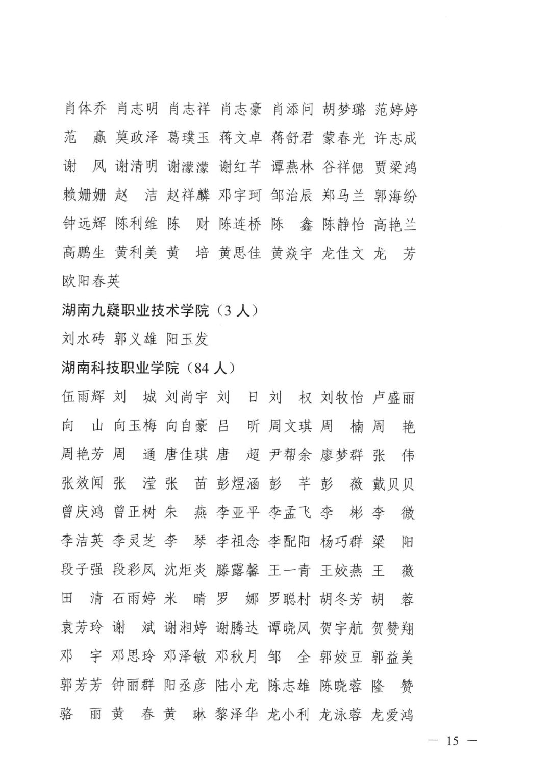 2022年湖南“專升本” 省內(nèi)生源建檔立卡畢業(yè)生報(bào)考資格審核結(jié)果的公示(圖15)