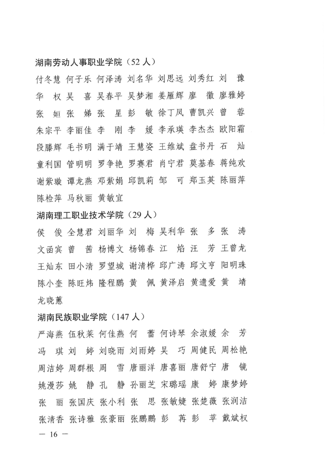 2022年湖南“專升本” 省內(nèi)生源建檔立卡畢業(yè)生報(bào)考資格審核結(jié)果的公示(圖16)