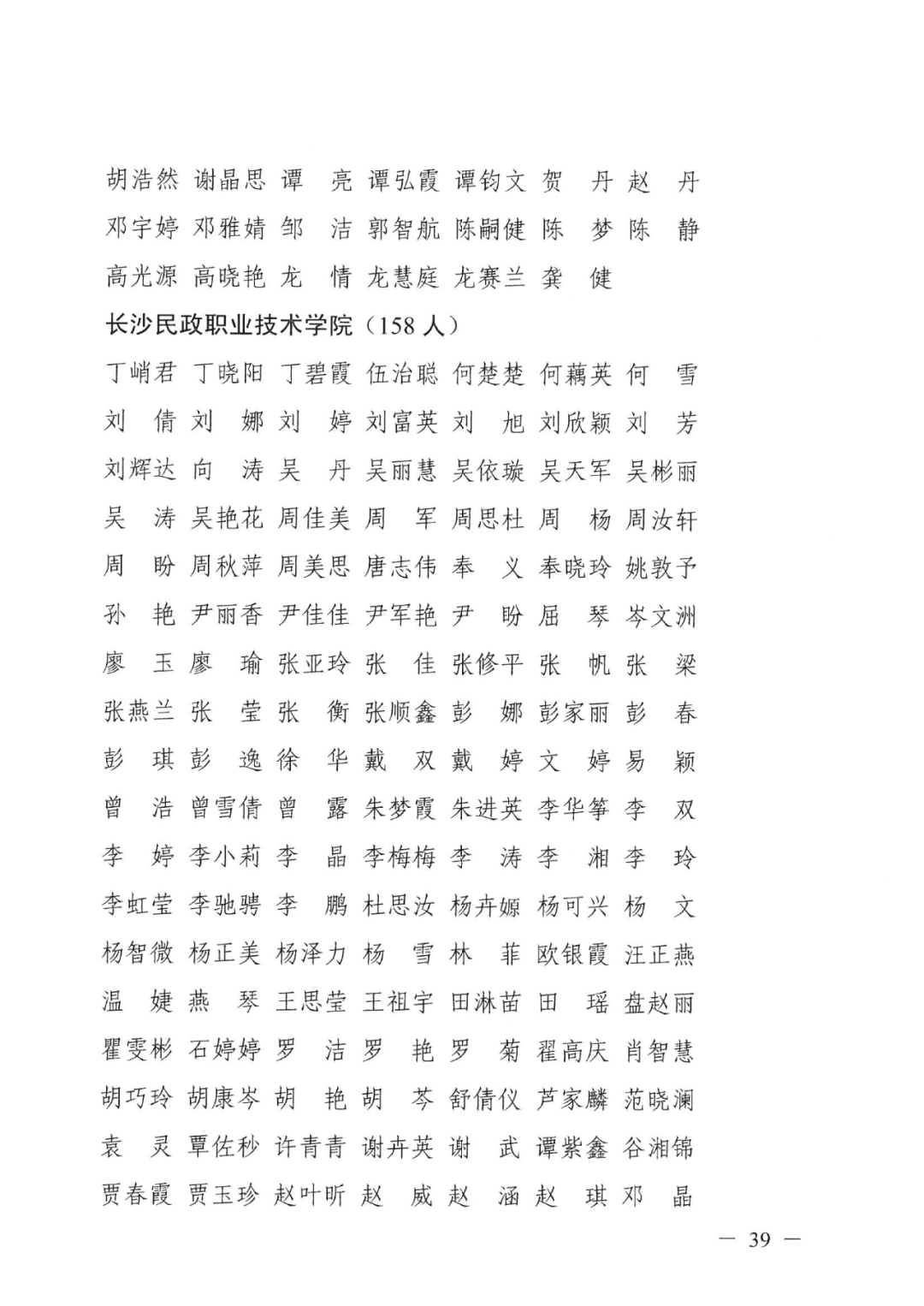 2022年湖南“專升本” 省內(nèi)生源建檔立卡畢業(yè)生報(bào)考資格審核結(jié)果的公示(圖39)