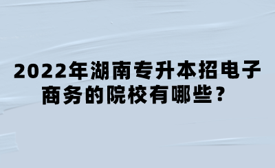 2022年湖南專升本招電子商務(wù)的院校有哪些？.png