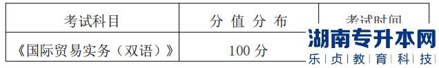 湖南信息學(xué)院專升本考試科目、分值分布及考試時(shí)間