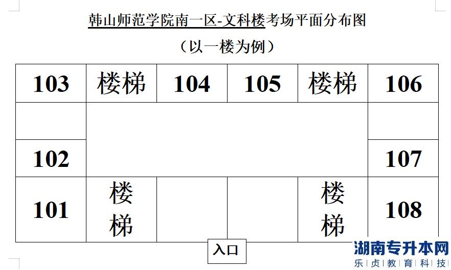 廣東2023年普通專升本考試韓山師范學(xué)院考點考生須知(圖4)